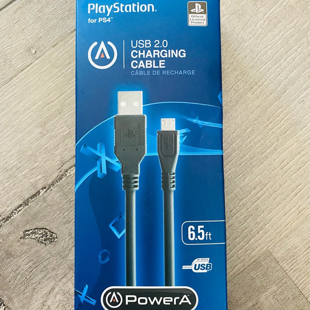 PlayStation 4 USB Charging cable 6.5ft